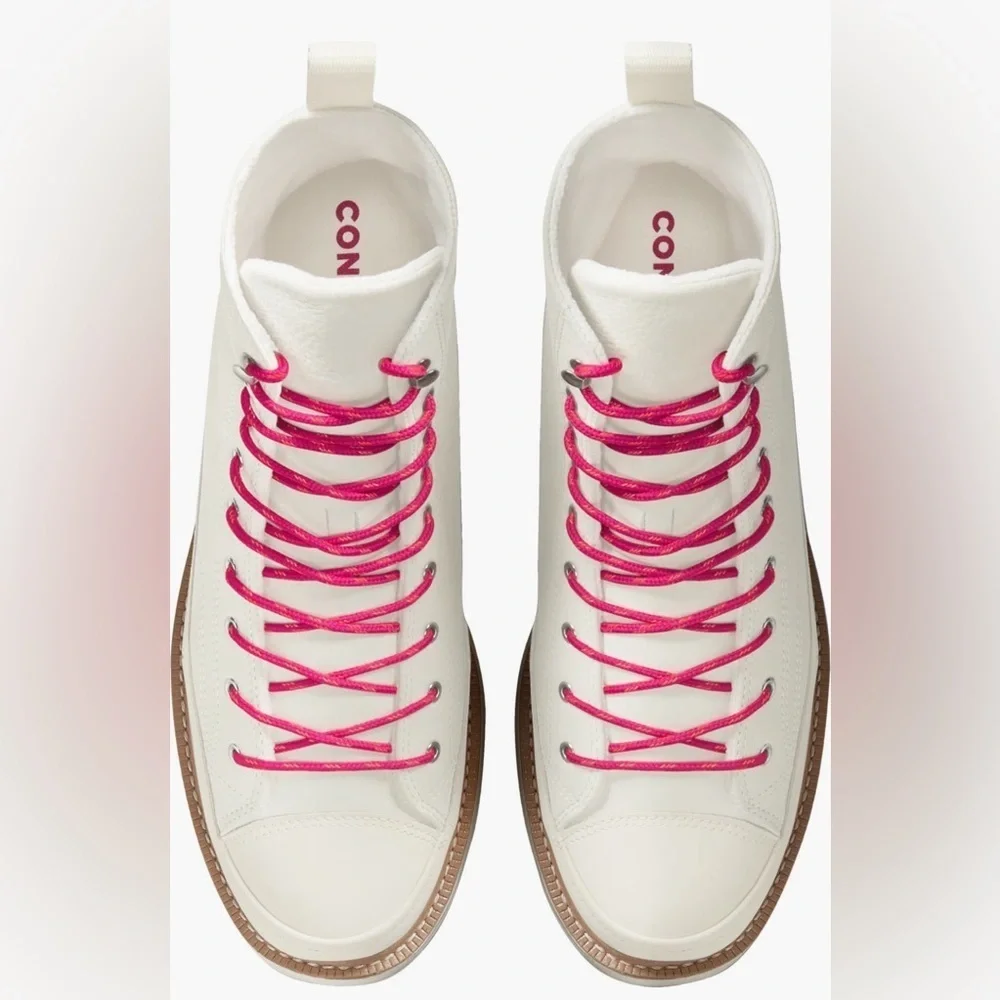 NEW Converse | Cream Pink Unisex Chuck Taylor‎ Crafted Boots Sz 8.5M/10W